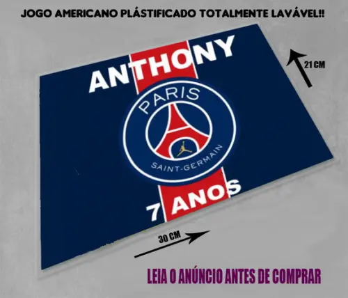 Jogo Americano Souplast Paris German