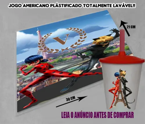 Kit Lembrancinhas Jogo Americano e Copo Twister