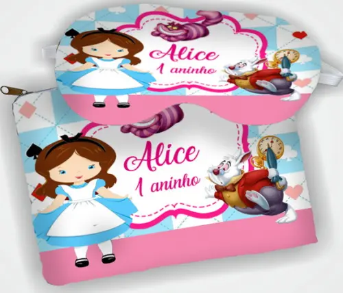 Kit Necessaire e Mascara de Dormir da Alice