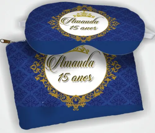 Kit Necessaire e Mascara Personalizada para 15 Anos