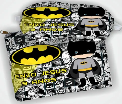 Kit Necssaire a Mascara de Dormir D Batman