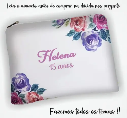 Lembrancinhas de 15 Anos Necessaire Personalizada