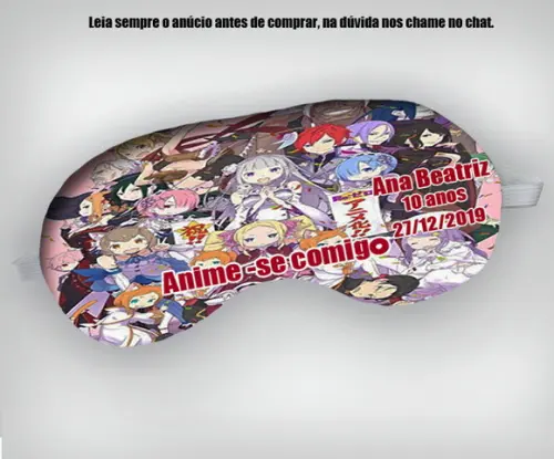 Mascara de Dormir Anime