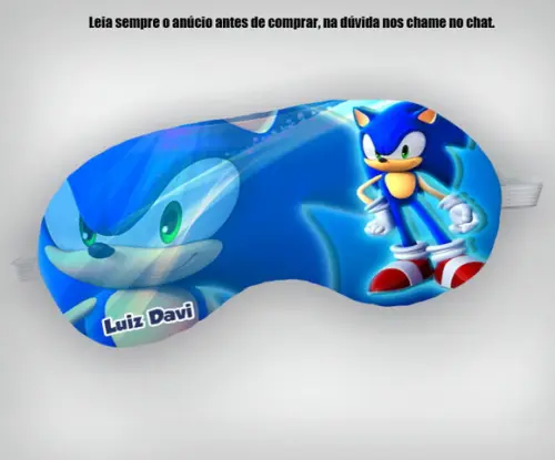 Mascara de Dormir da Amy Rose Sonic