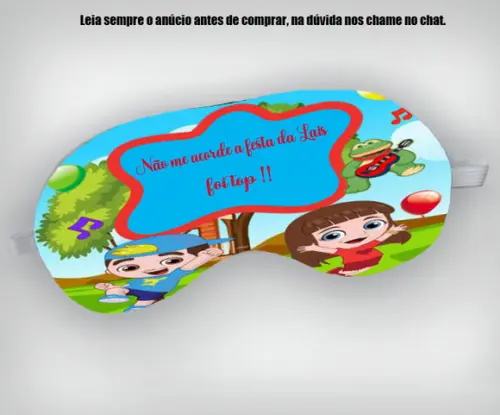 Mascara de Dormir da Maria Clara e Jp