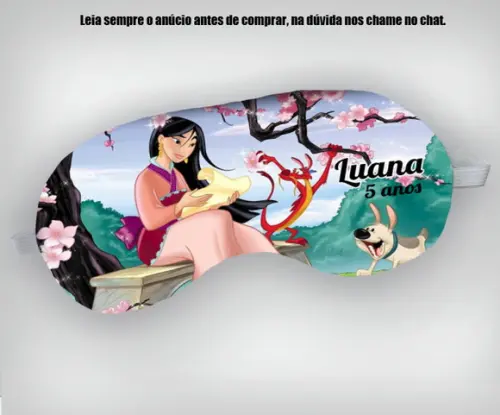 Mascara de Dormir da Mulan