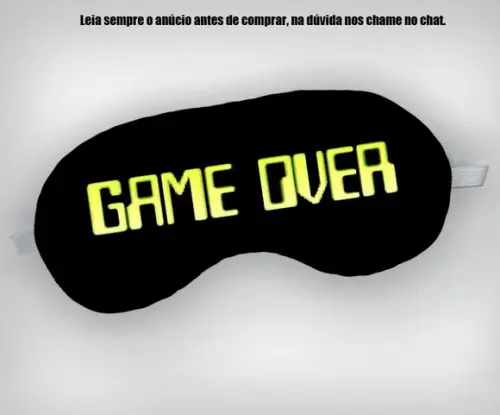 Mascara de Dormir Game Over