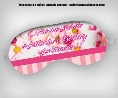 Mascara de Dormir para 15 Anos