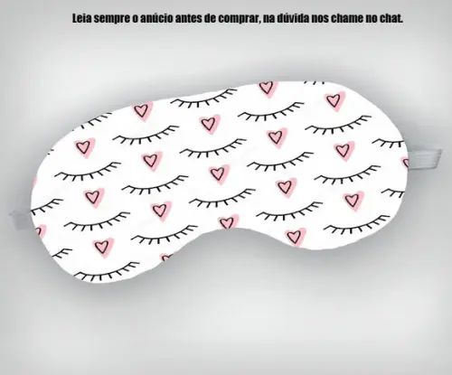 Mascara de Dormir para Lembrancinhas
