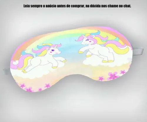 Mascara de Dormir para Lembrancinhas do Unicornio