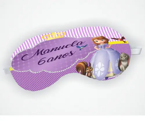 Mascara de Dormir Personalizada da Princesa Sofia