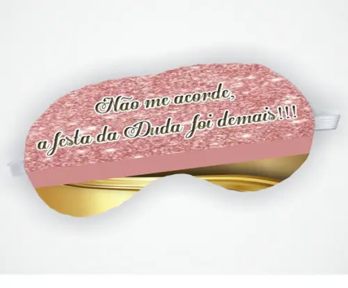 Mascara de Dormir Personalizada de 15 Anos