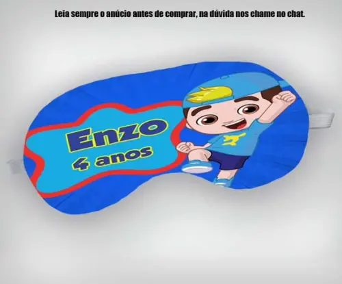 Mascara de Dormir Personalizada do Luccas Neto