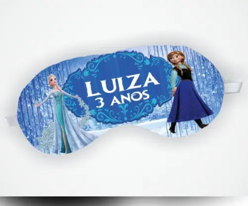 Mascara de Dormir Personalizada Frozen