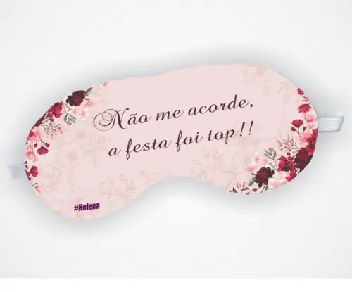Mascara de Dormir Personalizada para 15 Anos