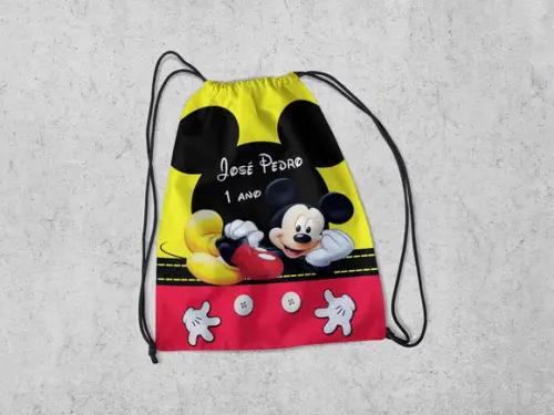 Mochilinha Personalizada do Mickey