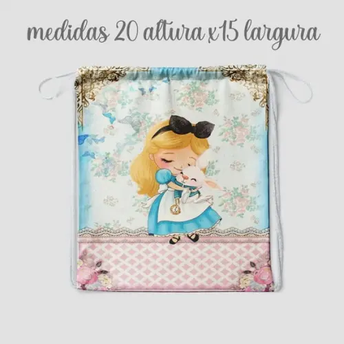 Mochilinha Saquinho Surpresa da Alice Pais Dasmaravilhas
