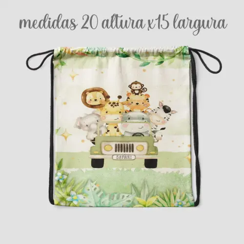 Mochilinha Saquinho Surpresa Safari