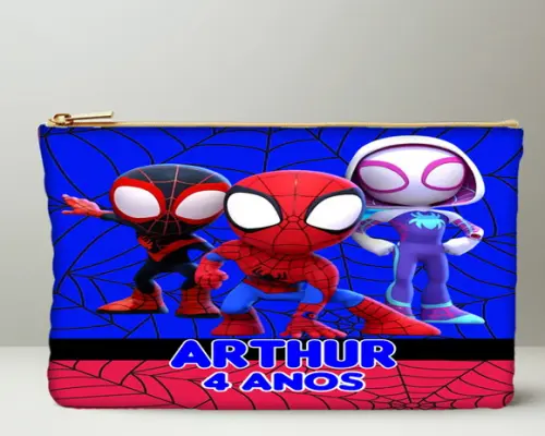 Necessaire Personalizada do Homem Aranha