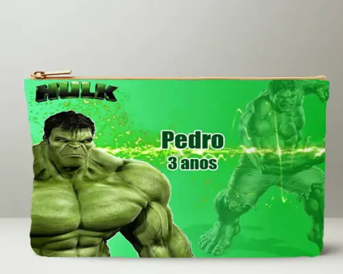 Necessaire Personalizada do Incrivel Hulk