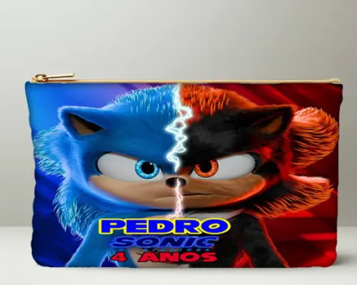 Necessaire Personalizada do Sonic