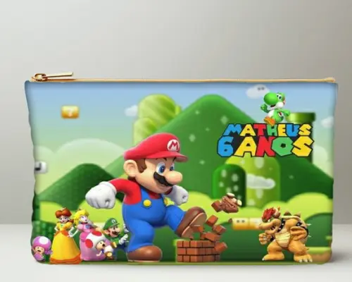 Necessaire Personalizada do Super Mario