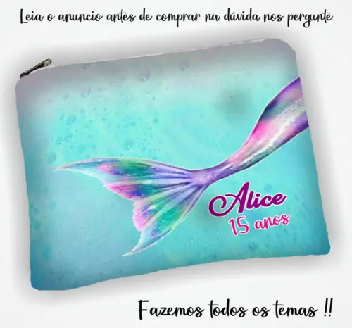 Necessaire Personalizada Lembrancinhas de 15 Anos