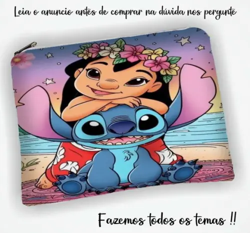 Necessaire Personalizada para Festa do Stitch