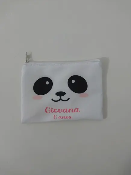 Necessaire Personalizada para Lembrancinhas Urso Panda