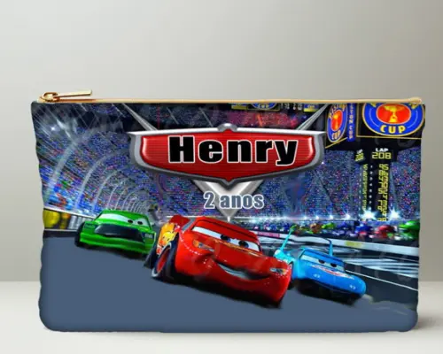 Necssaire Personalizada Carros Disney