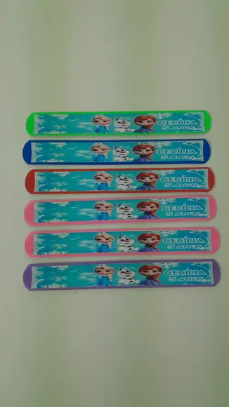 Pulseira Bate Enrola Personalizada Frozen *cores Sortidas*