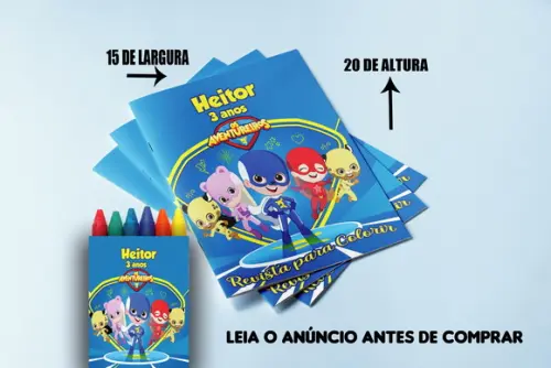 Revista com Giz de Cera Personalizado Lucas Neto