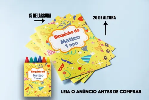 Revistinha de Colorir com Giz de Cera Bailinho de Carnaval