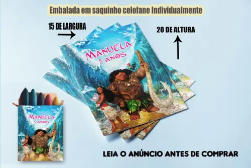 Revistinha de Colorir da Moanna