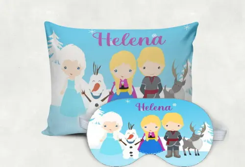 Almoafada + Mascara de Dormir Frozen Cute