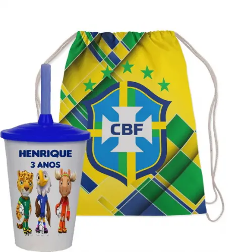 Ki Mochila e Copo da Copa do Mundo
