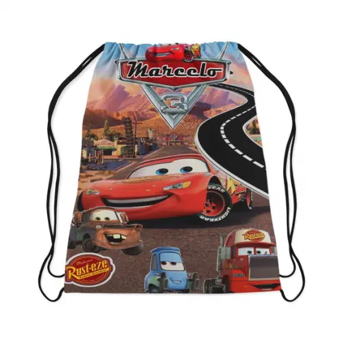 Mochila Personalizada Mcqueen Carros Diney