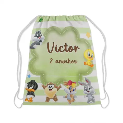 Mochila Saco Looney Tunes