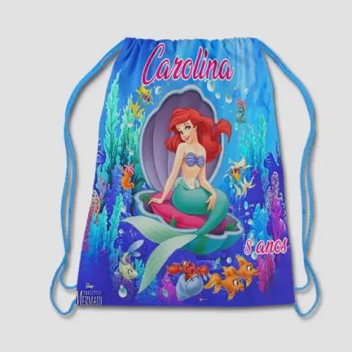Mochilinha da Sereia Ariel