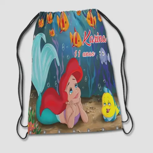 Mochilinha da Sereia Ariel