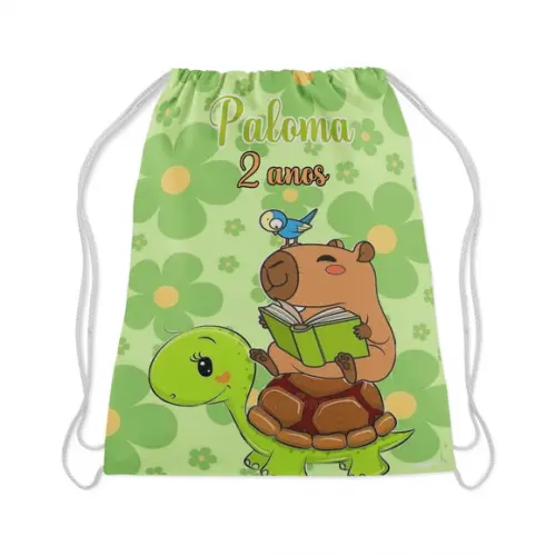 Mochilinha para Lembrancinhas da Capivara