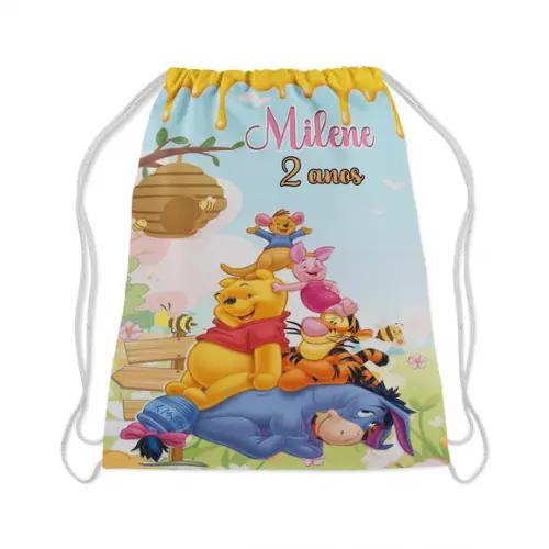Mochilinha para Lembrancinhas Ursinho Puff