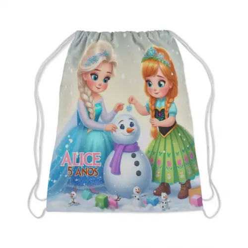 Mochilinha Personalizada Lembrancinhas da Frozen Cute