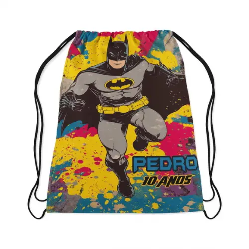 Mochilinha Personalizada para lembrancinhas do Batman