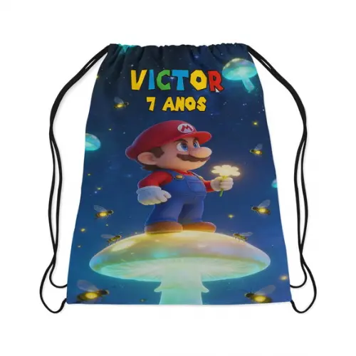 Mochilinha Personalizada Super Mario Galáxia