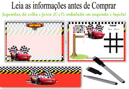 Lousa Magica Lembrancinhas de aniversario dos Carros Disney