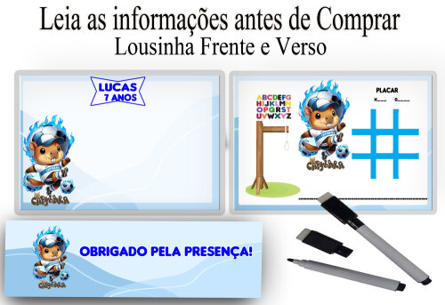 Lousa Magica lembrancinhas de aniversario Capivara
