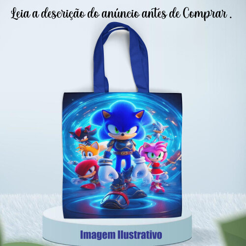 Sacola Ecobag para lembrancinhas da Turma da Mônica