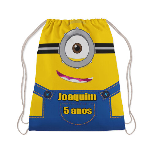 Mochilinha personalizada Lembrancinhas dos Minions