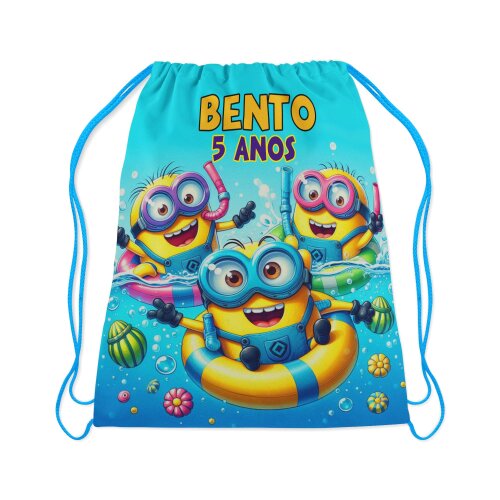 Mochilinha personalizada Lembrancinhas dos Minions